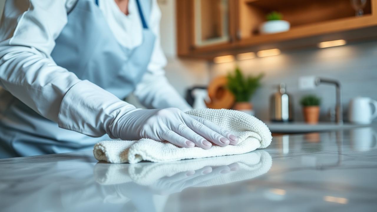 Nettoyage minutieux des surfaces après construction