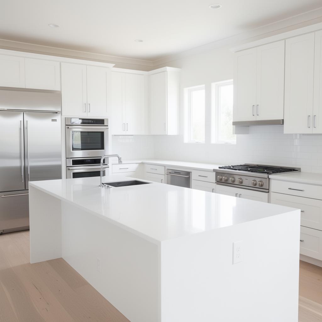 Cuisine propre après nettoyage